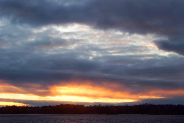 Ottawa River sunset 2010