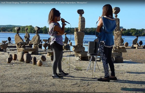 Inuit-throat-singing-"Tarniriik" Samantha Kigutaq-Metcalf & Cailyn Degrandpre