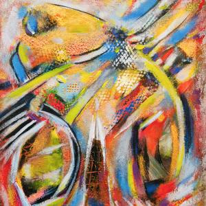 The-Eagle's-space_19"x21"_2023