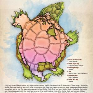 MAP OF TURTLE ISLAND LEGEND provided by Restless Indigenous Woman 