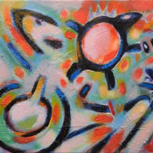 Turtle on the beach 2015_  16"x20"