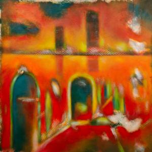 Door-to-the-river-2026_26"x26" acrylic on canvas 