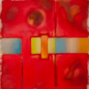 Red Refection _26"x26"_may 2025