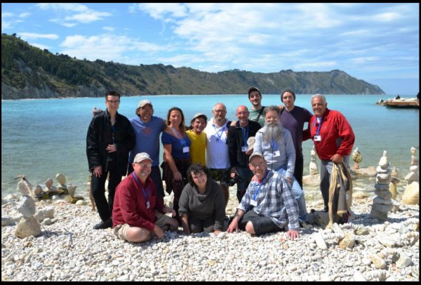 Ancona, Italy: 1st  International stone balance festival apr-2012